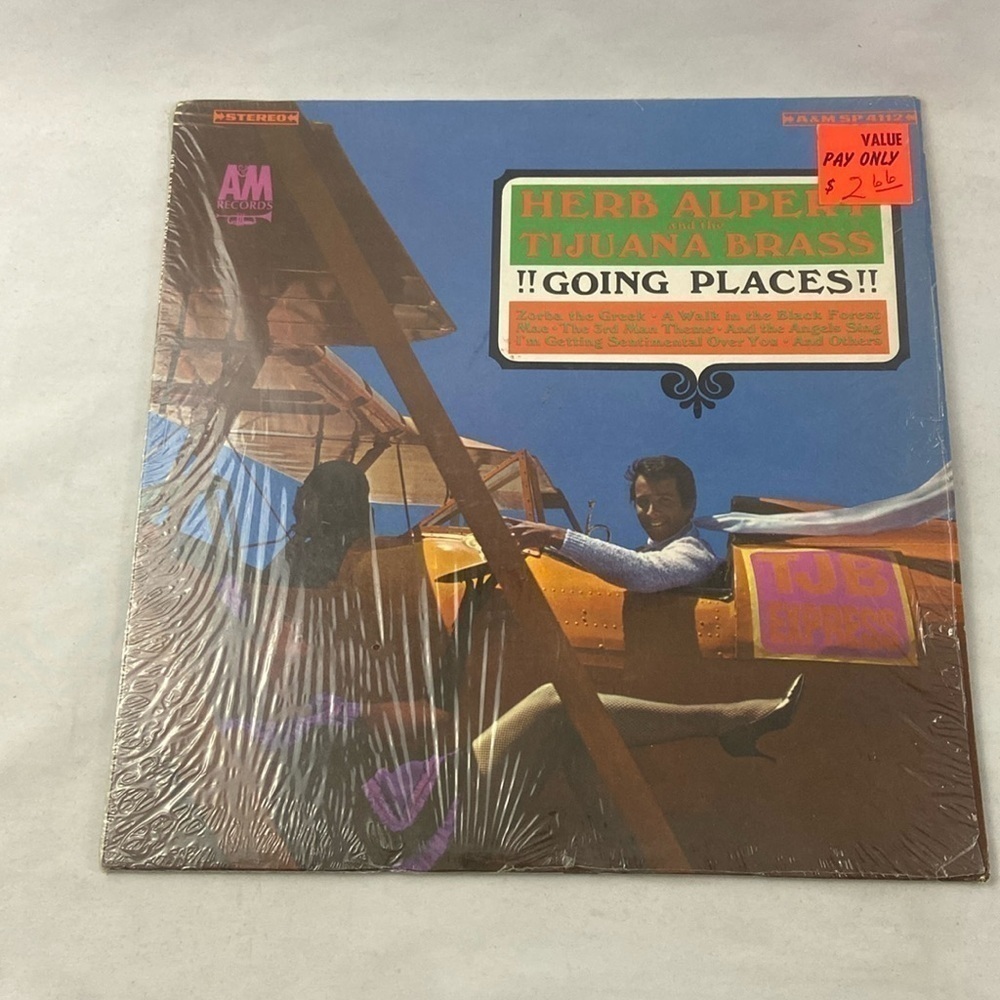 Herb Alpert And The Tijuana Brass Going Places Vinyl Record LP